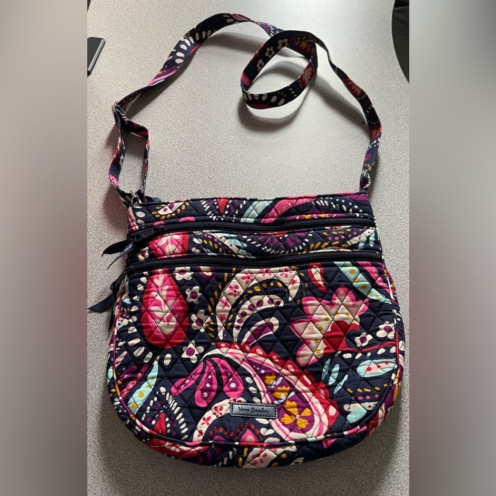 Vera Bradley Multi Coloured Quilted Paisley Bag